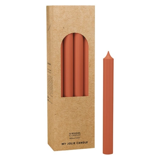 bougie droite terracotta - maison berger