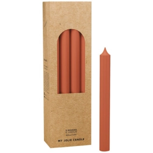 bougie droite terracotta - maison berger