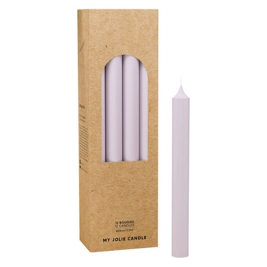 bougie droite lilas - maison berger