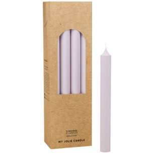 bougie droite lilas - maison berger