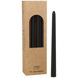 bougie flambeau noir - maison berger