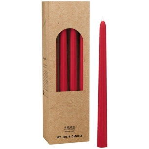 bougie flambeau rouge noel - maison berger