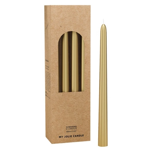 bougie flambeau or - maison berger