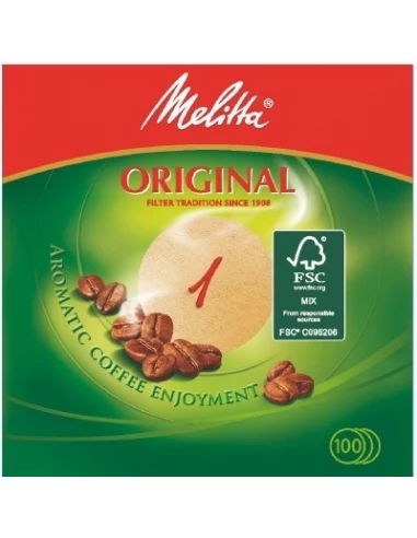 Filtre original papier brun bg rond n°1 100