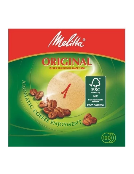 Filtre original papier brun bg rond n°1 100