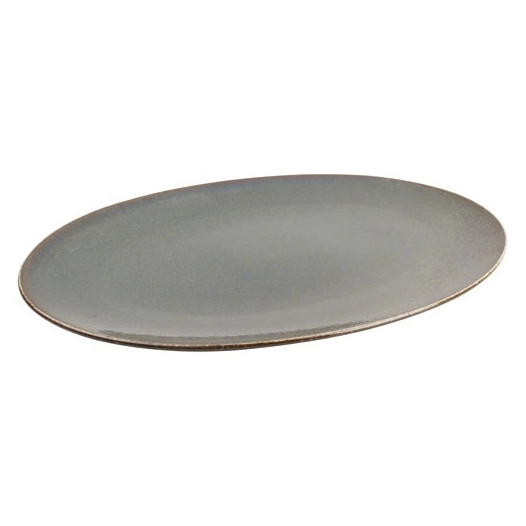 cirro assiette plate 36x25,5cm vert - fine dining living