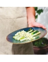 cirro assiette plate 30x21cm vert - fine dining living