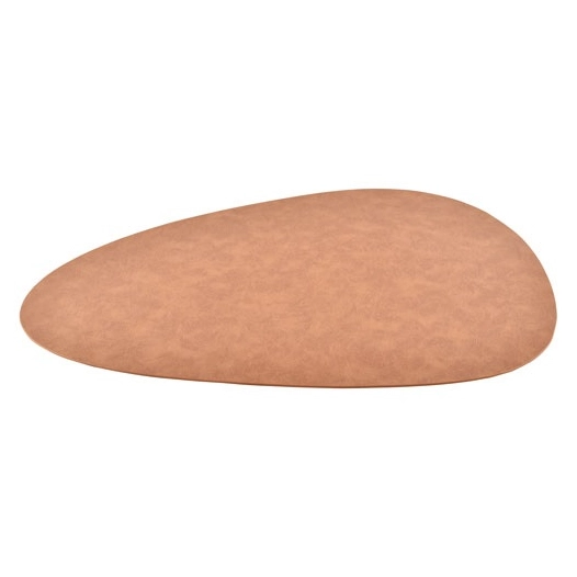 layer set de table 45x37cm aspect cuir brun - fine dining living