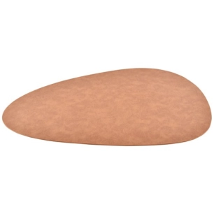 layer set de table 45x37cm aspect cuir brun - fine dining living