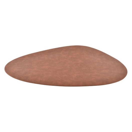 layer set de table 45x37cm aspect cuir marron - fine dining living