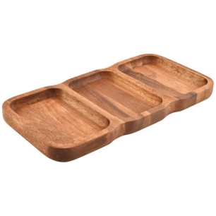 chop plat a servir 38x19xh3cm 3 parties - fine dining living