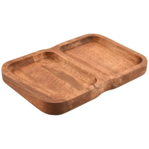 chop plat a servir 28x19xh3cm 2 parties - fine dining living