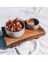 chop planche a servir 28x17xh7,5cm bois - fine dining living