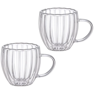 kyoto set de 2 tasse a moka 9cl double paroi - fine dining living