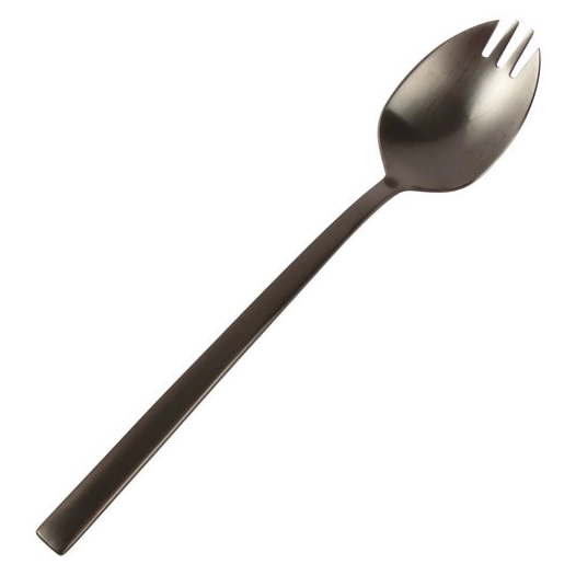 terno set de 6 fourchette apã‰ro 14cm mat noir - fine dining living