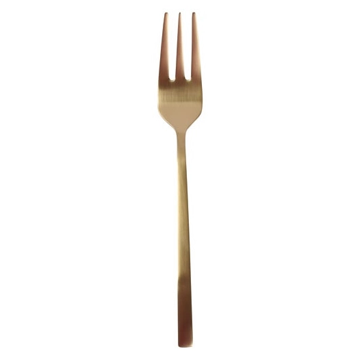 terno set de 6 fourchette 〠gateau mat or - fine dining living