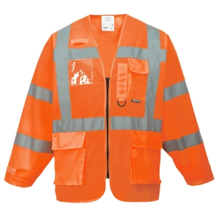 veste executive hi-vis - taille s - orange - portwest