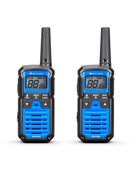 Talkies-Walkies Midland XT-50 Pro 16 canaux PMR446 longue portée - MIDLAND