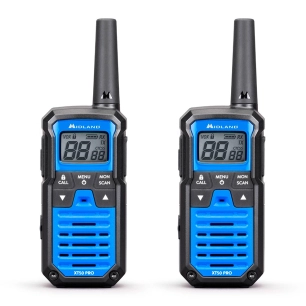 talkies-walkies xt-50 pro c1464, 16 canaux pmr446, bleu