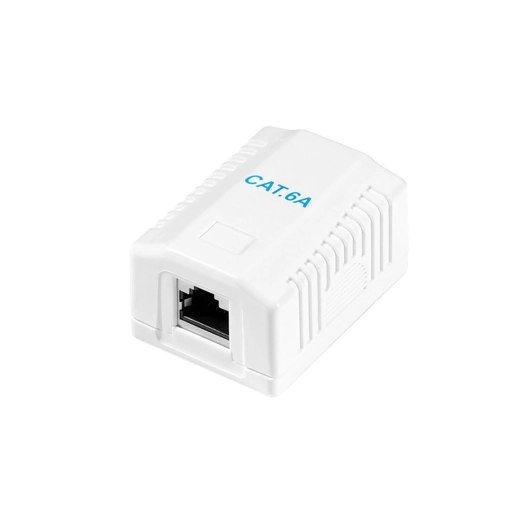 boîtier de surface 1 rj45 cat. connecteur 6a blindé