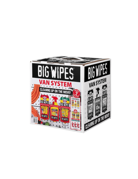 Kit Nettoyage Van Nettoyage mobile professionnel - BIG WIPES