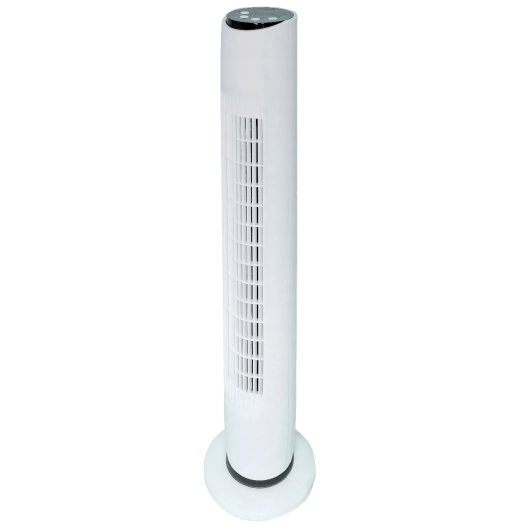 ventilateur à tour nandi garsaco 45w blanc avec contrôle - garsaco
