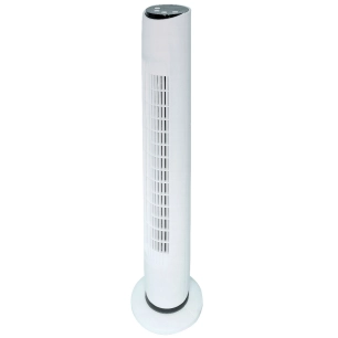 ventilateur à tour nandi garsaco 45w blanc avec contrôle - garsaco