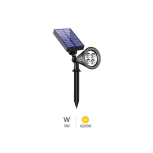 borne solaire alezu led 4200k ip67 garsaco - garsaco