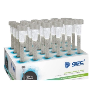 borne solaire tuni led 6000-8000k ip44 garsaco - garsaco