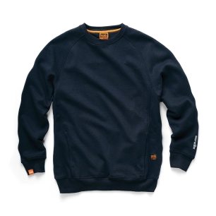 1 sweatshirt eco worker bleu marine - taille xxxl - scruffs