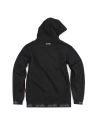1 sweatshirt à capuche tech noir - taille l - scruffs