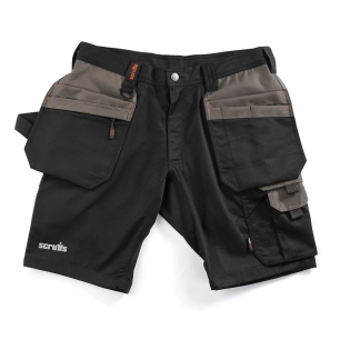 1 short noir worker plus holster - taille 46 - scruffs