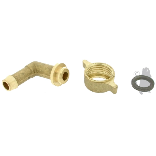 raccord coudé pour tuyau de 10mm. -pl