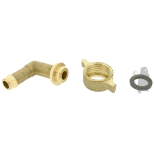 raccord coudé pour tuyau de 10mm. -pl