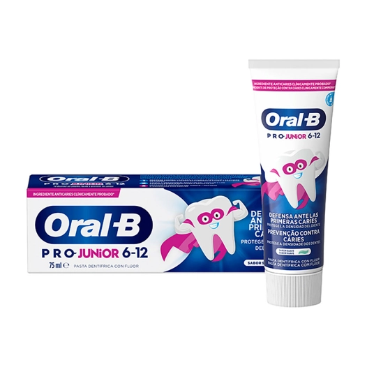 dentifrice oral b pro - junior 6 à 12 ans 75 ml