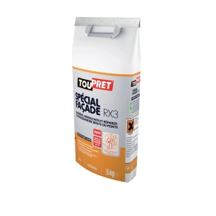 enduit poudre toupret spécial façade rx3 gamme gsb 5kg - toupret