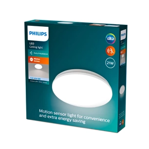 plafonnier rond avec capteur, acuna, 21 w, 4000 k, 2900 lm, lumière naturelle, ø 34,5 cm