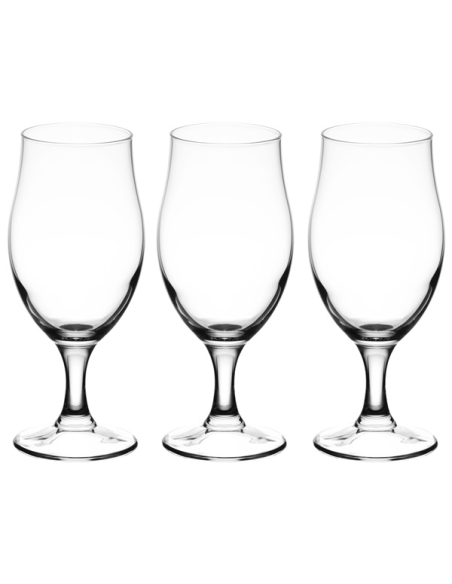 6 executive verre biere 37.5 cl set3 - billiet - bormioli