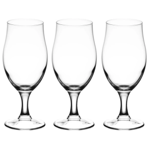 6 executive verre biere 37.5 cl set3 - billiet - bormioli