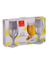 6 executive verre biere 37.5 cl set3 - billiet - bormioli