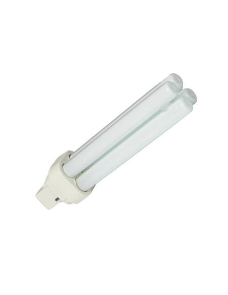 Ampoule Basse Conso 18W G24d-2 Économie d'énergie, lumière chaude, culot 2 pins - BASICS