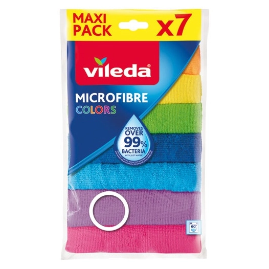 lavette microfibre colors x 7 - fhp vileda