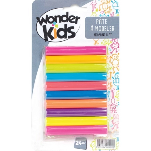 10 batons pate a modeler fluo - wdk groupe partner