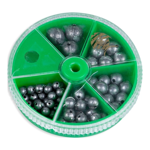 assortiment de plombs ronds perforés 100 g