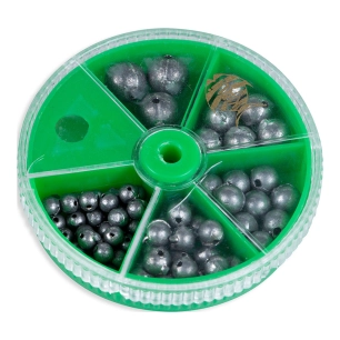 assortiment de plombs ronds perforés 100 g