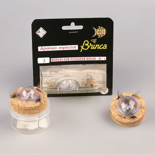 gréement 3 mouches b/2 spécial pour la pêche à la truite