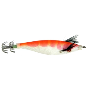 oiseau pour la pêche des calmars et des cuttlutklet en bateau, 100 mm couleur rouge ventre blanc