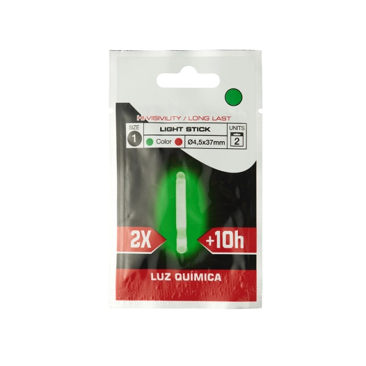 ver flotteur lumineux pour rod toe ø4,5 x 37 mm, 2 uds