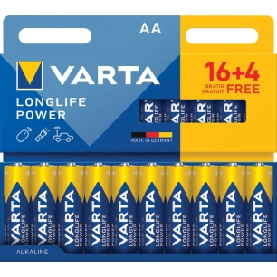 longlife power aa bli 16+4