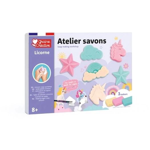 atelier savons licorne - graine creative